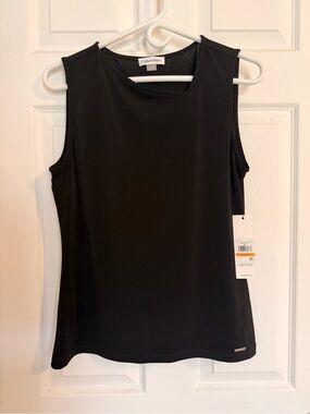 Calvin Klein Black Sleeveless Tank Top